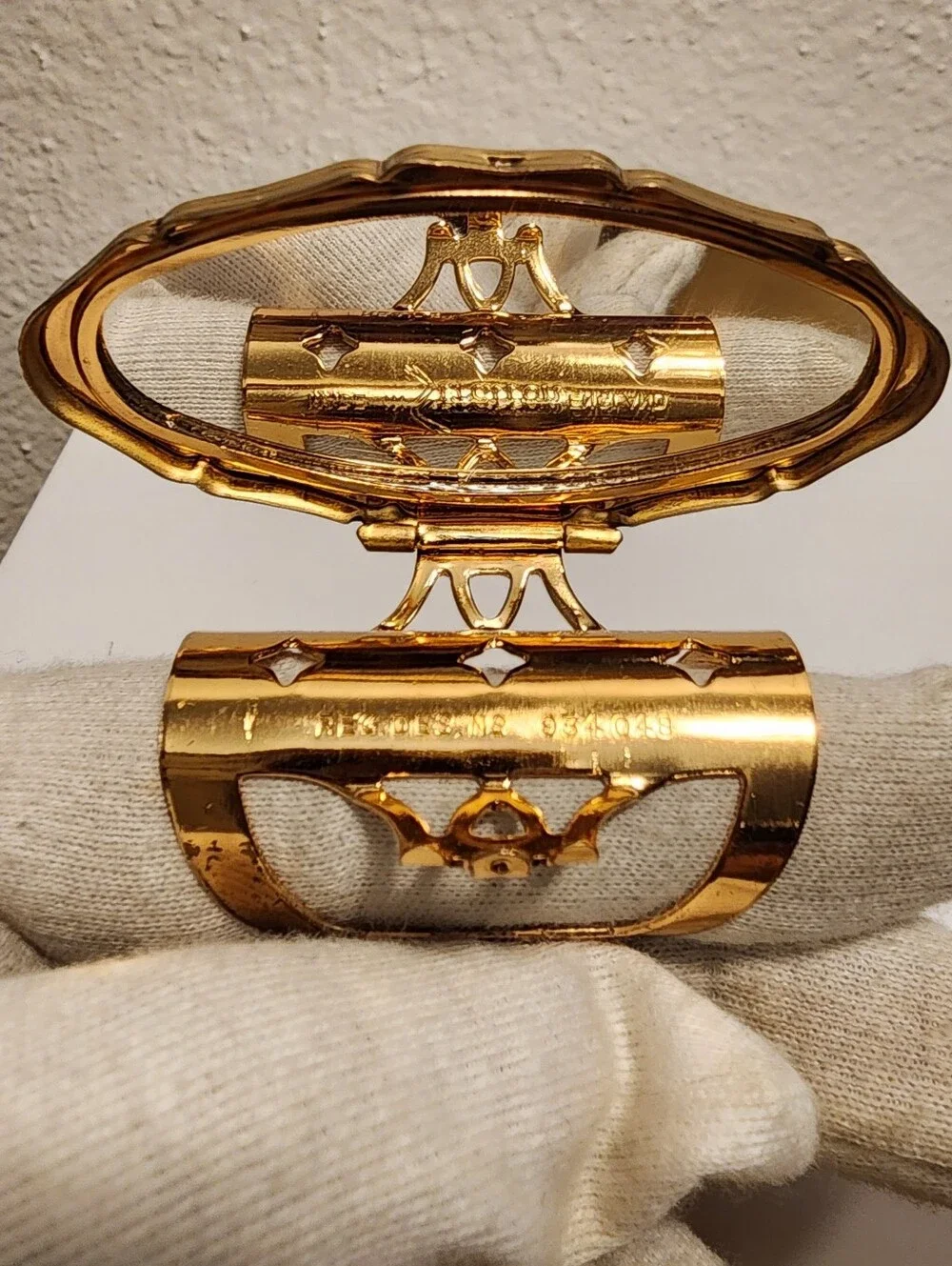 Rare Vintage Stratton Set: Comb & Lipstick Holder w/ Mirror